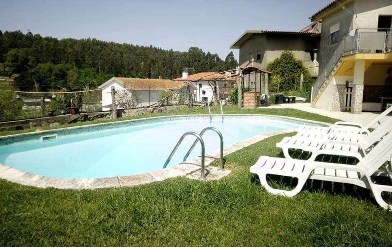 Holiday home with pool. Mountain, Garden, Central AQ, BBQ and Wi-Fi View - Near Bernardino Machado Museum - 12898