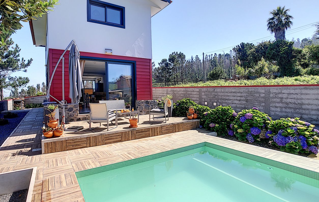 Casa de Férias com Piscina Aquecível, Jardim, e WI-FI - Próximo  Ponta do Pargo Lighthouse - 12930